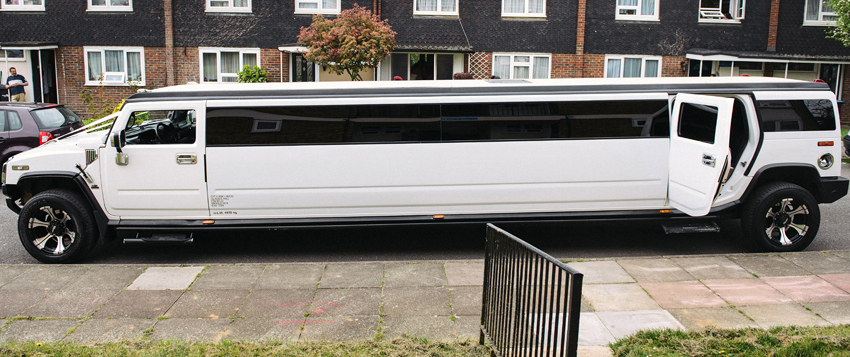 Limousine till brudfölje