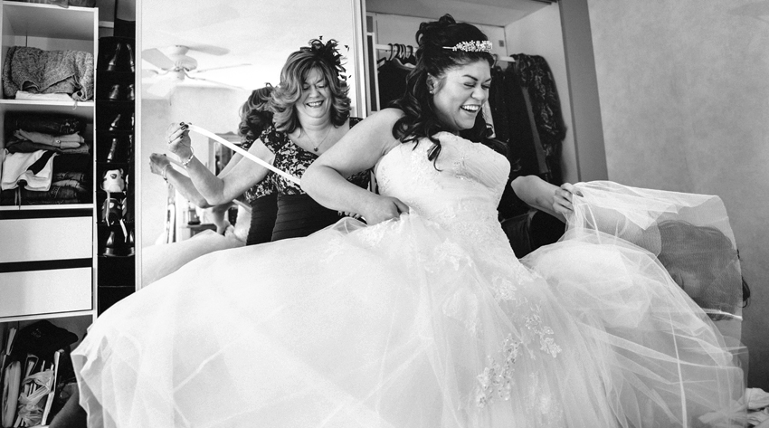 dokumentär bröllopsfotografering