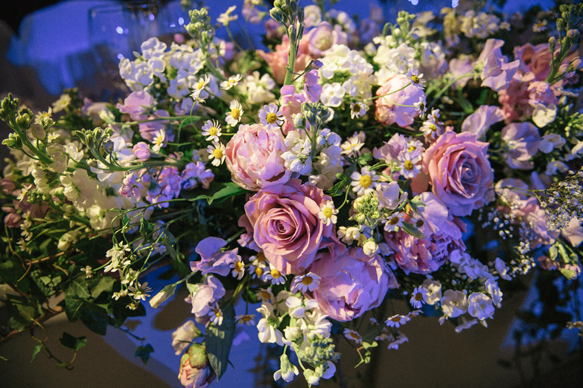 art deco bröllop blomsterarrangemang