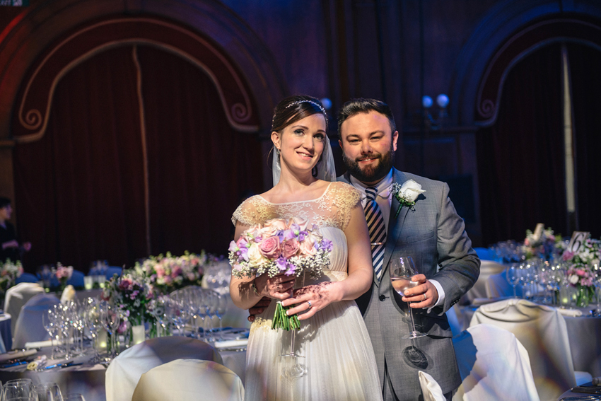 Art deco bröllopsporträtt