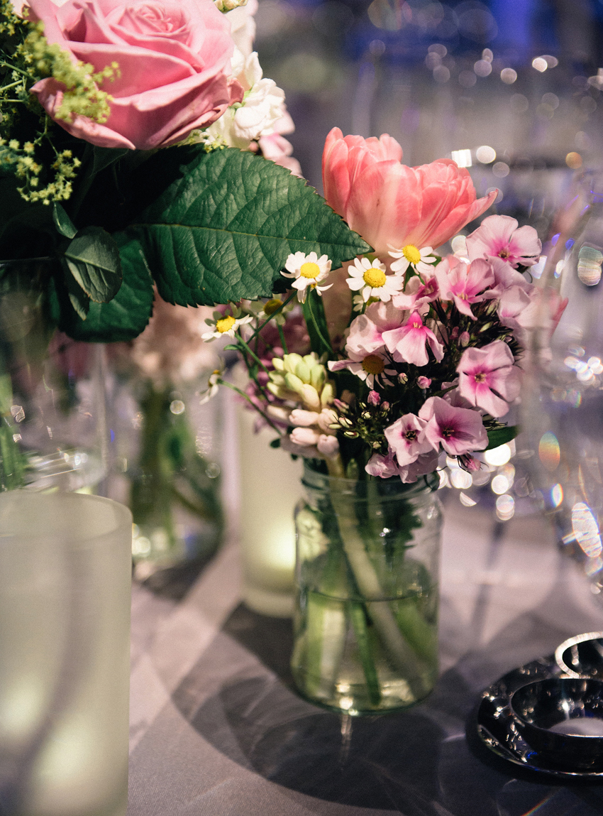 art deco bröllopsblommor