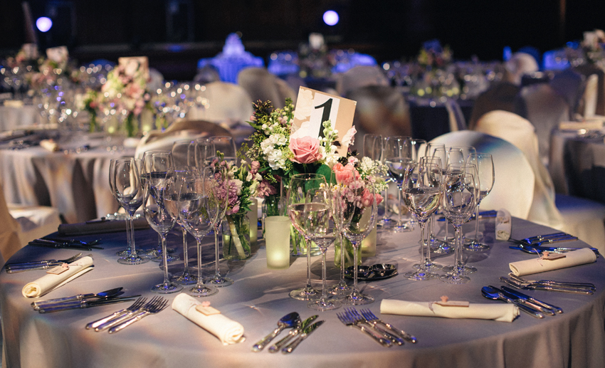 dukning vintagebröllop