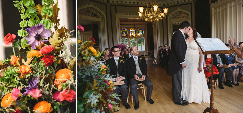 Höstbröllop vigsel