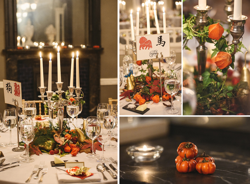 halloween bröllop bordsdekor