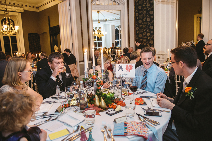 halloween bröllopsmottagning