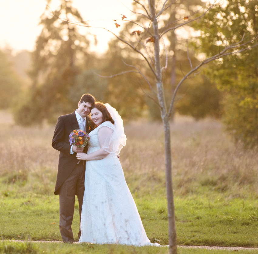 parporträtt höstbröllop