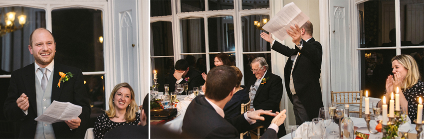 tal höstbröllop av bestman