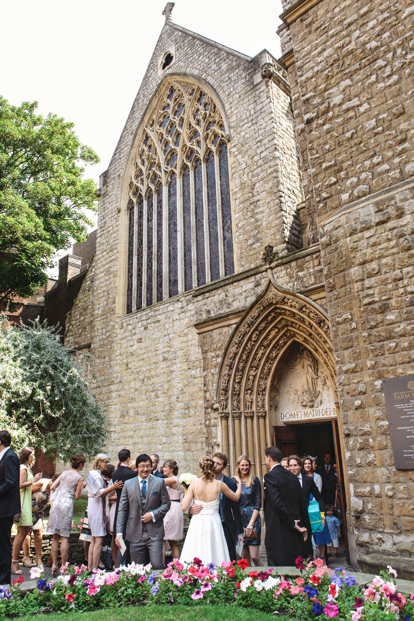 Wedding farm street church