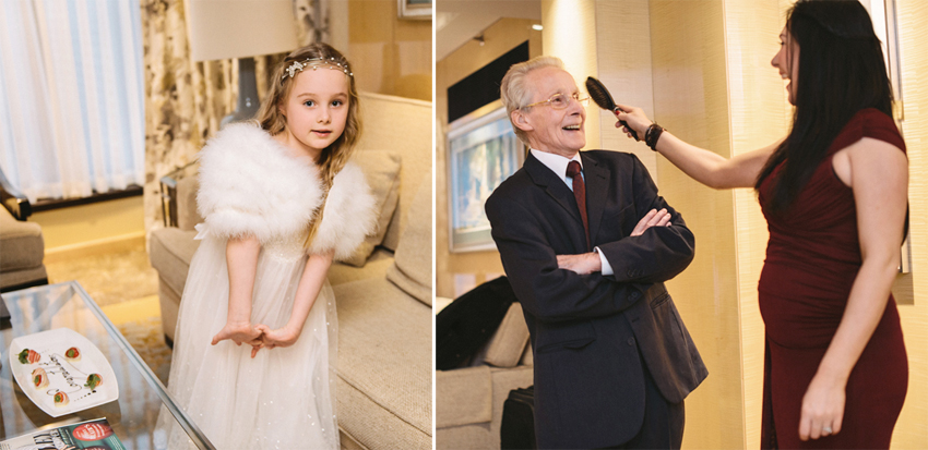 julbröllop familjebilder